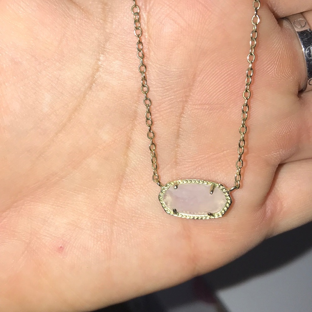 Kendra Scott Elisa Pendant Necklace - Gold / Blush